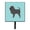 Blue, variant on Caroline's Treasures BB3648SH4 Affenpinscher Checkerboard Pink Leash or Key Holder, 7Hx4.25W, multicolor
