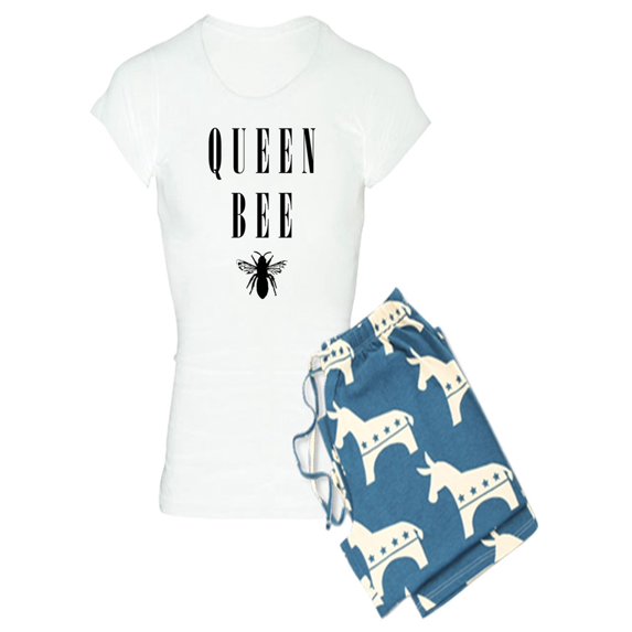 CafePress - Queen Bee - Women's Light Pajamas