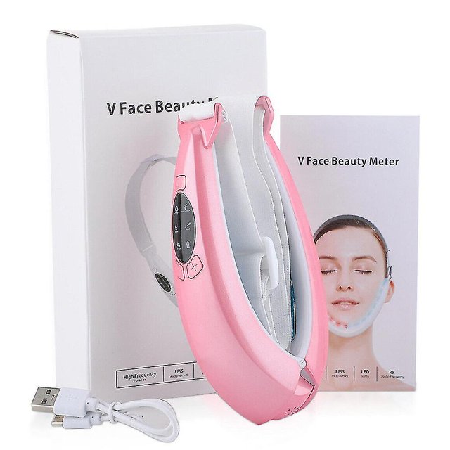 Medidor de belleza V-face que forma el masajeador Ems Rf Led Lifting Reduce el adelgazamiento de papada