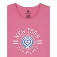 thumbnail image 2 of Pink Velvet Girls Graphic Short Sleeve Tee , Sizes 4-16, 2 of 3