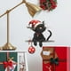 thumbnail image 1 of Pegatinas de Pared Navideñas con Hojas Verdes, Piñas y Frutos Rojos para Decorar El Salón, El Comedor y El Hogar., 1 of 7