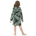 thumbnail image 4 of FORMRS Kids Bathrobe Unisex Hooded Robe Toddler Pajamas Sleepwear, Size 10-12T, Mystic Crows Pattern, 4 of 7