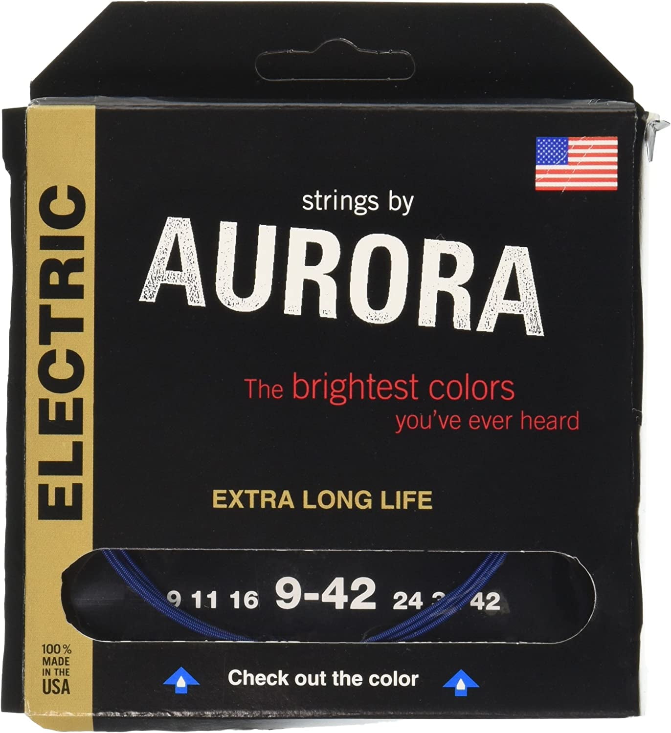 Aurora AURPPB5-45 Standard 45 M5 Gauge Bass Guitar Strings- Purple