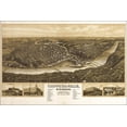 thumbnail image 1 of 24"x36" Gallery Poster, map of Chippewa Falls, Wisconsin 1907, 1 of 1