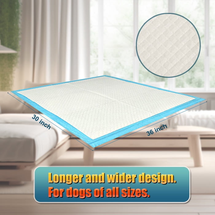 KAPAS 150 Count Medium ( M 30" X 36") Super Absorbent Dog and Puppy Training Pads, Pet Diaper Pee Pads