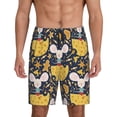 thumbnail image 1 of Fotbe Mouse Cheese Pantalones Cortos de Pijama para Hombre, Ropa de Dormir, Pantalones de Pijama Cortos para Hombre-Medium, 1 of 6