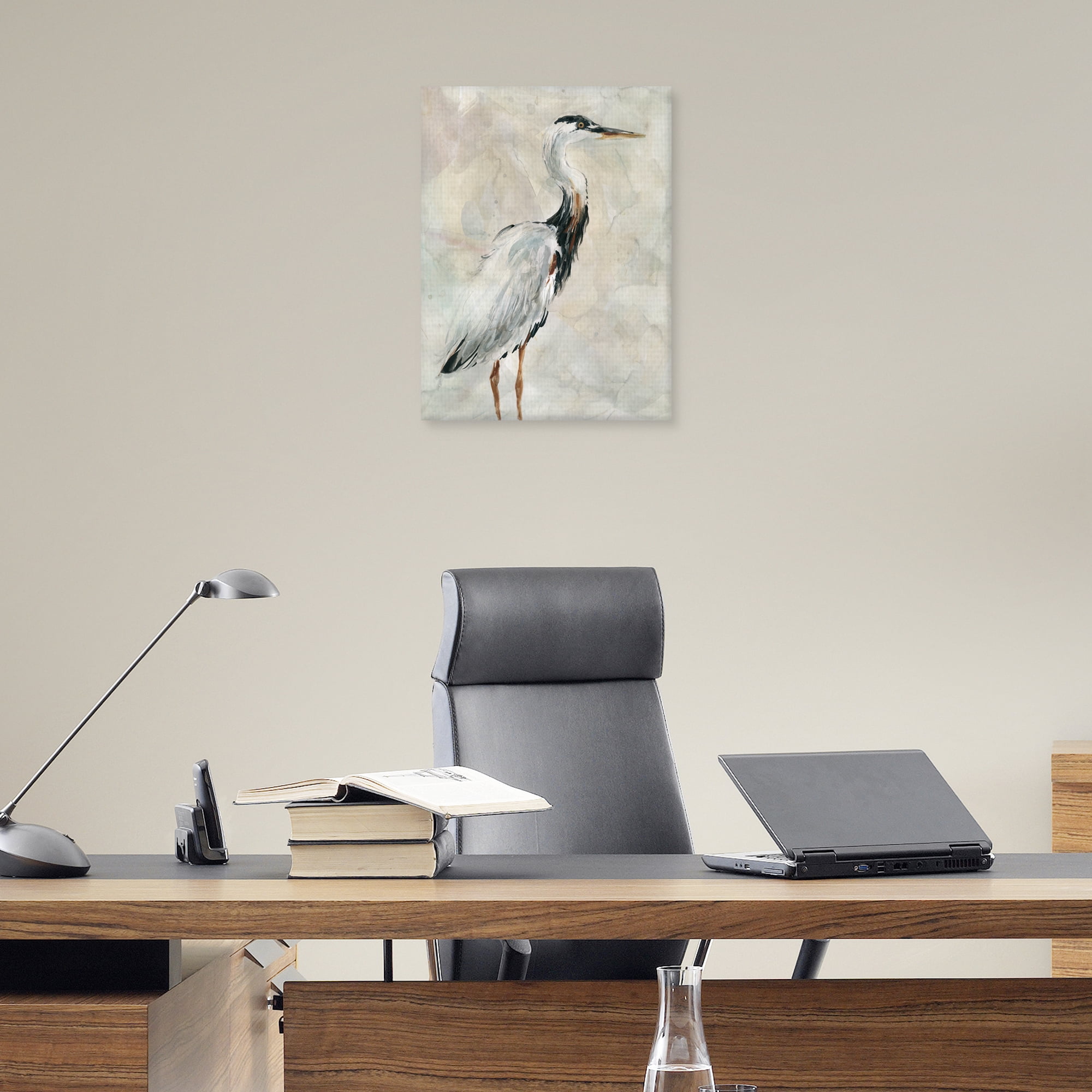 Crane at Dusk I by Carol Robinson Canvas Art Print