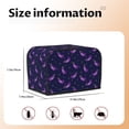 thumbnail image 5 of Daiia Eggplant Pattern 2 slice Toaster Cover, Toaster Appliance Dust-proof Cover For Kitchen Small Appliance Dust Cover and Fingerprint Protection, 5 of 7