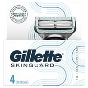 Gillette SkinGuard Men's Razor Blades, 4 Blade Refills