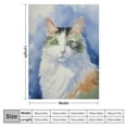thumbnail image 4 of JEUXUS  Cat 572 Calico Throw Blanket Super Soft Plush Throw Blanket, 4 of 6