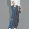 thumbnail image 6 of ZZwxWA Mens Casual Sweatpants Relaxed Fit Workout Athletic Jogger Pants Fashion Color Block Lightweight Track Pants Trouser, 6 of 6