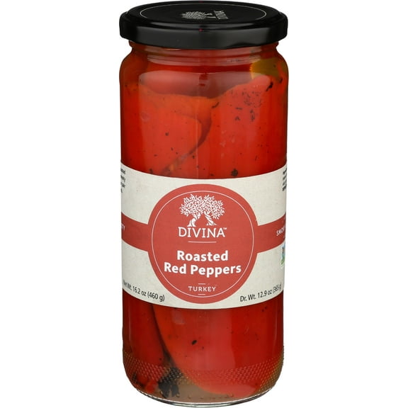 (Pack of 6) Divina Roasted Sweet Pepper 13 Oz
