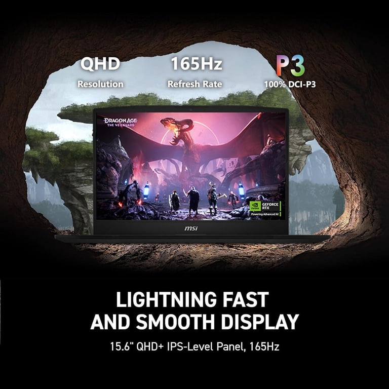 MSI Katana 15 HX 15.6 165Hz QHD+ Gaming Laptop: Intel Core i9