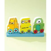 Angle View: Mix & Match Wood Stackers (Beep Beep)