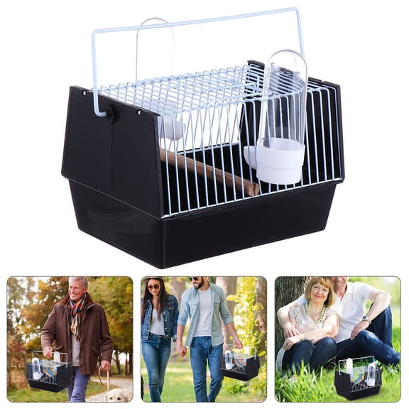 Pet Products Travel Cage for Birds and Small Animals-Black