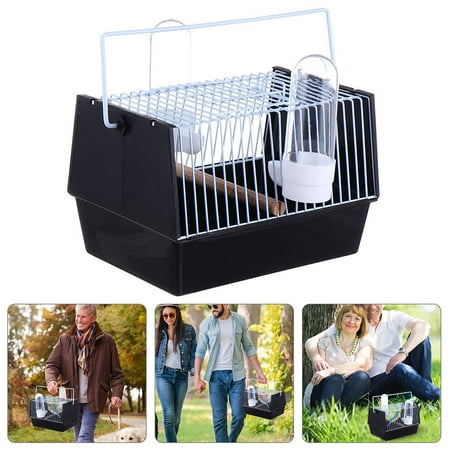 Pet Products Travel Cage for Birds and Small Animals-Black