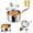 Silver(NO Steamer), variant on Titanium Saucepan with Lid No Coating Non Stick Hammered Titaniums Pans for Cooking Fast Even Heating Dual Pour Spouts Compatible with All Cooktops with Steamer