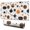 Halloween Pumpkin Star, variant on Long Mouse Pads for Desk,Halloween Pumpkin Words Pattern Desk Mats on Top Of Desks, Desk Mouse Pad Extra Large with 3mm Non-Slip Base and Stitched Edge for Gaming,Office,Work,Home 31.5x11.8in