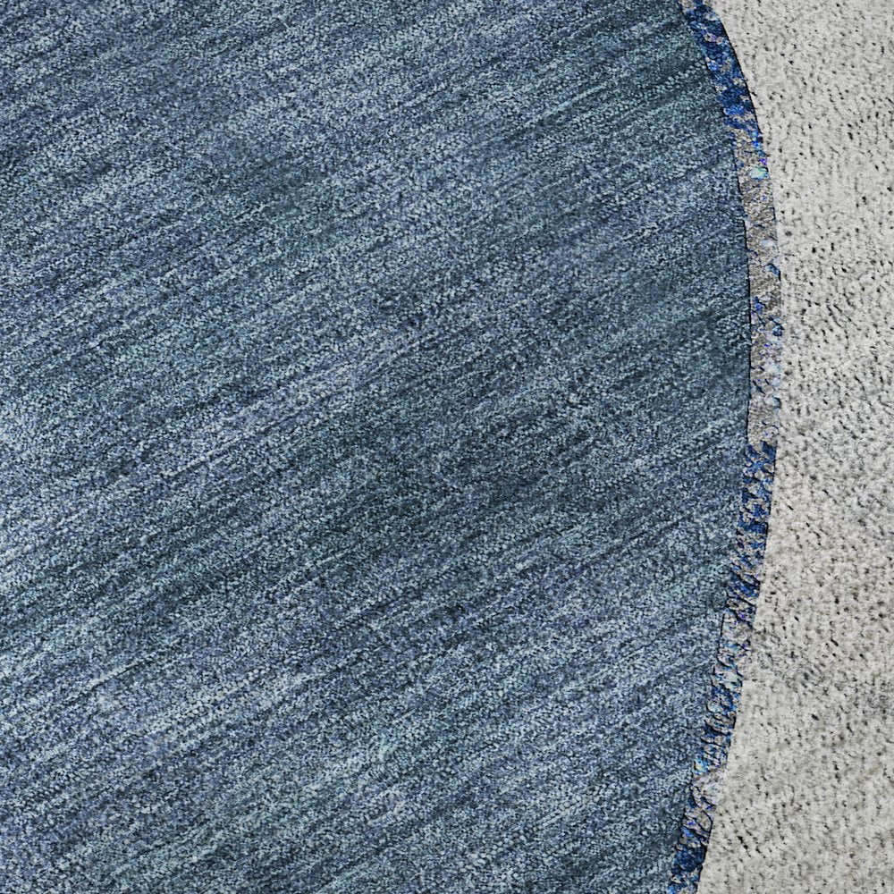 Addison Rugs Premium Machine Washable Mayfield  Blue 1'8" x 2'6" Rug