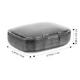 thumbnail image 2 of unbranded Estuche Organizador Portátil Negro Para Almacenamiento Diario De Pastillas Cómodo Y Liviano, 2 of 7