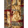 thumbnail image 1 of Unique Loom Barista Geometric Area Rug 10' x 14' Rectangular Multi/Beige, 1 of 1