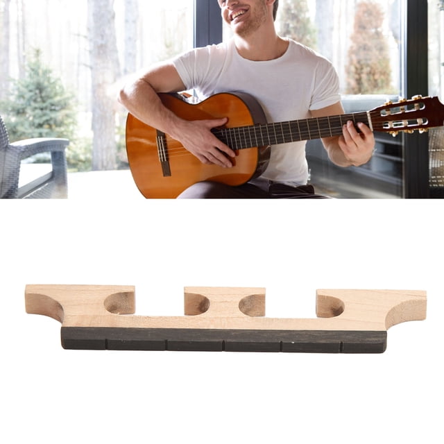 Puente De Guitarra Banjo, Transmisión De Voz Clara Puente Banjo Arce Ligero Duro Práctico Para Reemplazo