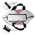 thumbnail image 4 of Disketp Hearts And Lines Bolsa Tote Estampada para Mujer, Bolso de Hombro y de Mano para Compras y Viajes, 4 of 8