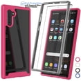 thumbnail image 1 of Njjex Galaxy Note 10 10+ 10 Plus 5G 2019 Phone Case [with Tempered Glass Screen Protector] Full-Body Rugged Transparent Clear Back Bumper Cover, 1 of 10