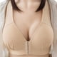 thumbnail image 2 of Gibobby Brasier Deportivo Para Mujer Sujetador deportivo transpirable con botones deompleta para mujer sin sujetador de anillo de(Beige,40), 2 of 3