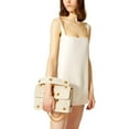 thumbnail image 6 of Valentino Garavani Roman Stud Large Shoulder Bag Ivory Knit Cashmere, 6 of 6