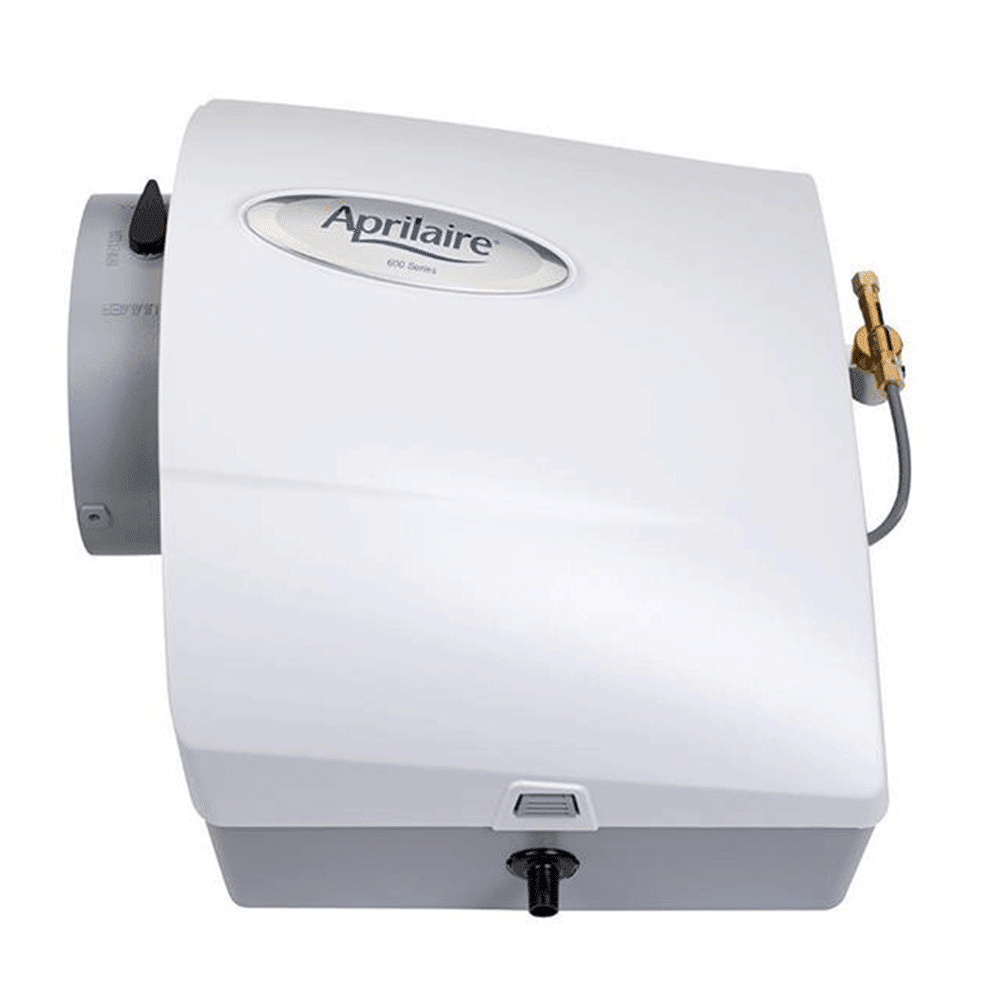 Aprilaire 600 Whole Home Humidifier, Plenum, 4,000 sq. ft., Drain Bypass