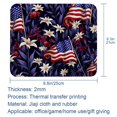 thumbnail image 5 of Flag Plants 8.3x9.8 Inch Square Non-Slip Rubber Bottom Mouse Pad, Desk Pad, Desk Mat - Printed Design for Office and Gaming, 5 of 6