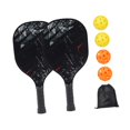 thumbnail image 3 of Pickleball Racket Set Pickle Balls Racket For Indoor, Beginner Players | 2 Paddles, 4 Balls & Bag, Made Of Quality Wood Material, Sturdy & Long Time For Extended Use, 3 of 5