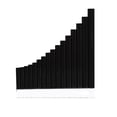 thumbnail image 1 of 1 Set Professional Pan Flute Musical Instrument C Key Pan Pipe for Beginners (Black), 1 of 6