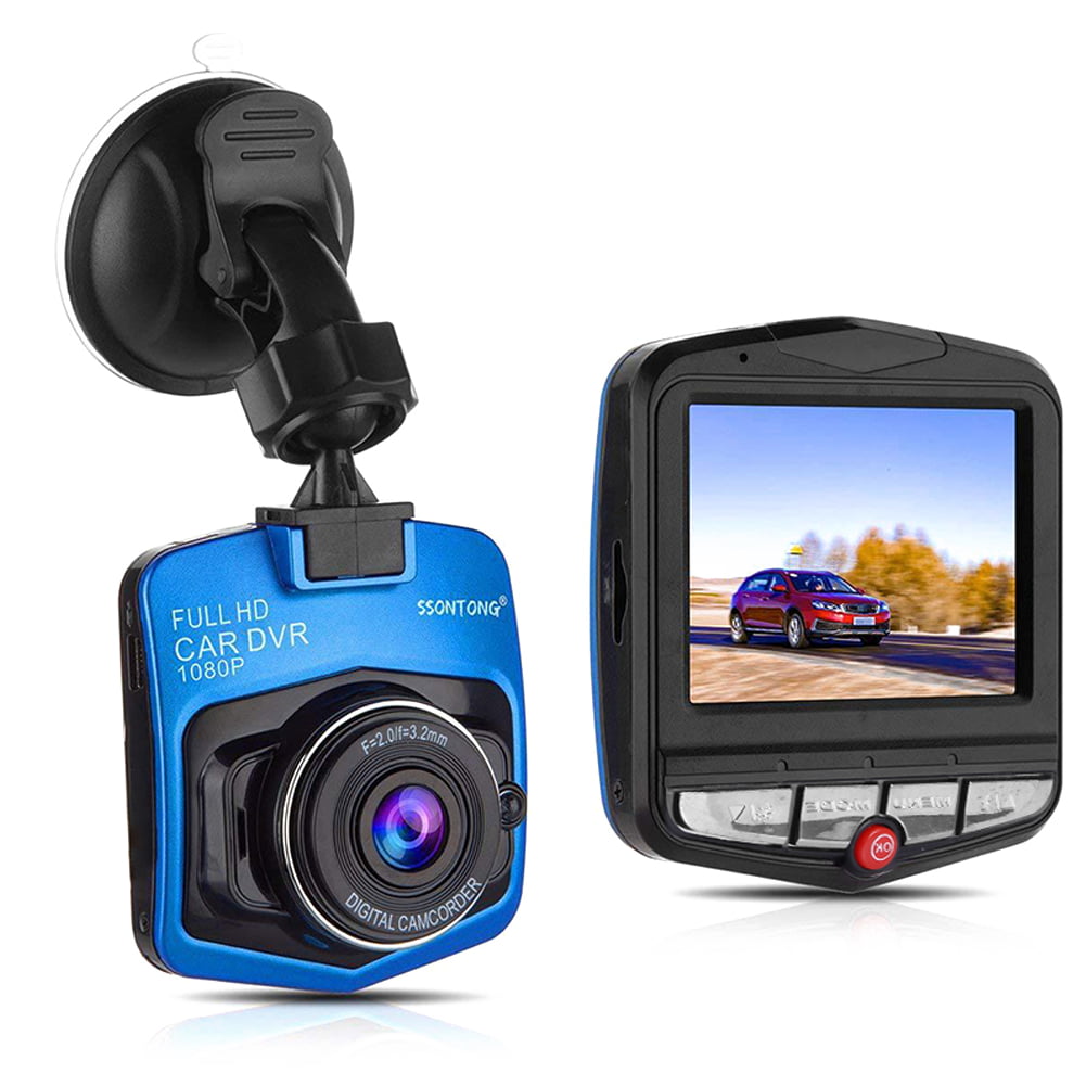 G-Sensor 90° Wide Angle Motion Detection Parking Monitor Loop Recording Dash Cam Driving Recorder 1080P Full HD 2.2 LCD Screen Dashboard Dash Camera fo Car with Night Vision 