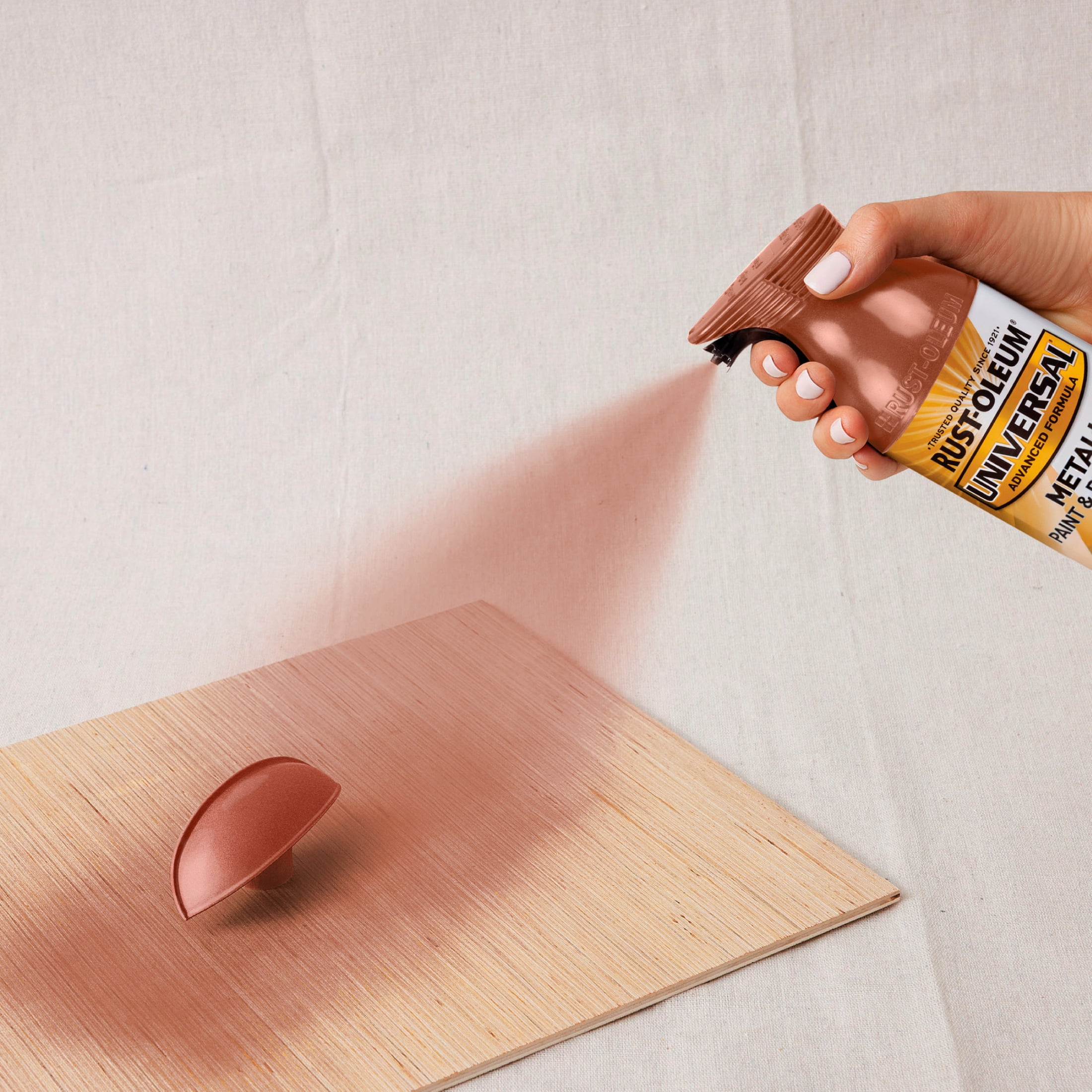 6 Pack, Desert Rose, Gold Rust-Oleum Universal All Surface Interior/Exterior Metallic Spray Paint-342919, 11 oz