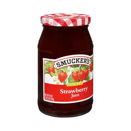 (3 Pack) Smucker's Seedless Strawberry Jam, 18-Ounce (3 pack)