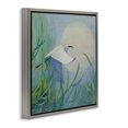 thumbnail image 2 of Stupell Industries Farmhouse Soaring Snowy Egret Gray Floating Frame Canvas Art, 25 x 25, by Floy Zittin, 2 of 6
