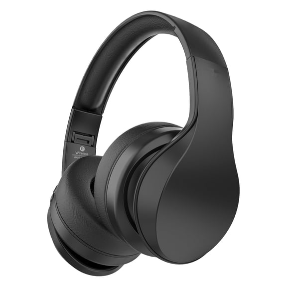 Active Noise Cancelling Headphones 100H Playtime Wireless Over Ear Bluetooth Headphones with Deep Bass Fast Charging Light Weight Comfort Earcups Headsets for Travel Home Office Phone PC,White
