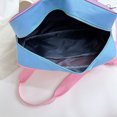 thumbnail image 4 of Bolsa de lona de de hombro de patchwork transparente de moda para mujer (rosa púrpura) Ehuebsd  Para Estrenar, 4 of 9