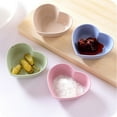 thumbnail image 4 of Huanledash Household Mini Plastic Sauce Tray Tableware Kitchen Picnic Small Plate, 4 of 8