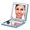 Blue, variant on Compact Mirror, Glitter PU 1X/3X Magnification, Ultra Portable for Purses (Blue)
