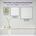 thumbnail image 7 of DIAMOND ART CLUB Princess  The Pea Kitty Diamond Painting Kit, 7 of 7