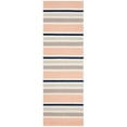 thumbnail image 2 of SAFAVIEH Kids Multi Striped Wool Runner Rug, Ivory/Multi, 2'6" x 8', 2 of 6