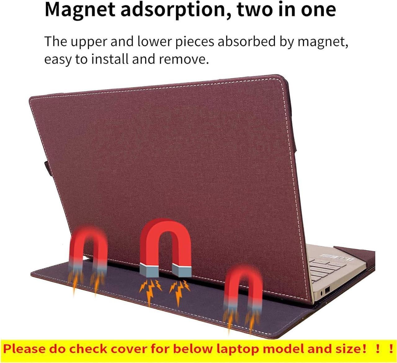 Protective Case Cover for 16" Hp Pavilion Book Pro 16-ab 16t-ab Pavilion Book Plus 16-ag 16-af Pavilion Laptop 16-af 16t-af Detachable Notebook Sleeve Computer Bag with Pencil Holder