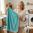 thumbnail image 4 of Fleece Face Towel Microfiber Bath Towel For Home Bathroom Shower Daily Use, 4 of 5