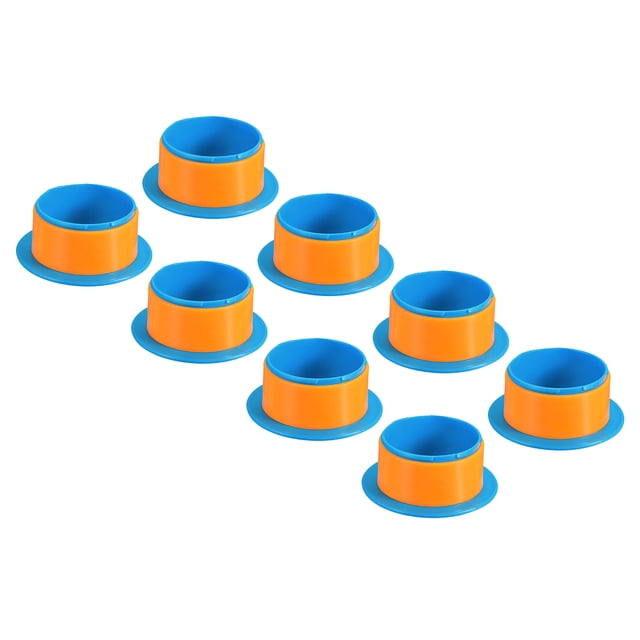 Unique Bargains Poignée Rétractable 3 Pouces, 8 Pcs Distributeur de Film Plastique Extensible pour Meubles, Bleu