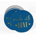 thumbnail image 2 of Inkdotpot Made With Love Text Bottle Tag Real Gold Foil Favor Hang Tag 50 Pack, 2 of 6