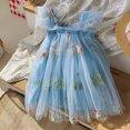 thumbnail image 2 of Rgdypko Dresses For Girls Toddler Girls Fly Sleeves Embroider Princess Dress Dance Party Floral Dresses Summer Clothes Sundress For Girls, 2 of 4