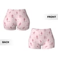 thumbnail image 5 of Naloa Poodle Dog Biker Shorts for Women Seamless Scrunch Short Women’s Yoga Shorts for Gym Running Sport Shorts - X-Large, 5 of 9